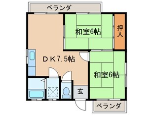 メゾン金屋の物件間取画像